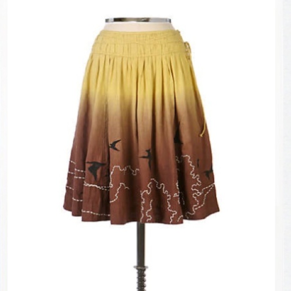 Ombre Bird skirt by Lithe - Picture 1 of 8